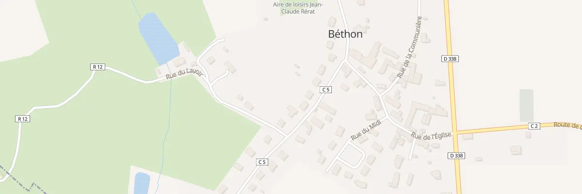 Plan du 8 Rue de Oisseau à Béthon