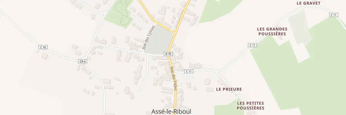 Plan du 15 Rue des Pages à Assé-le-Riboul