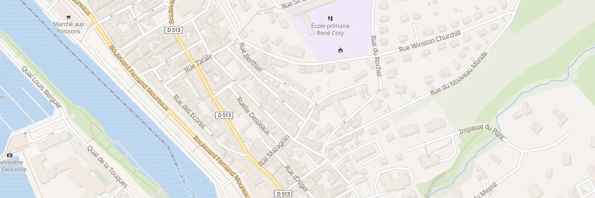 Plan du 21 Rue Berthier à Trouville-sur-Mer