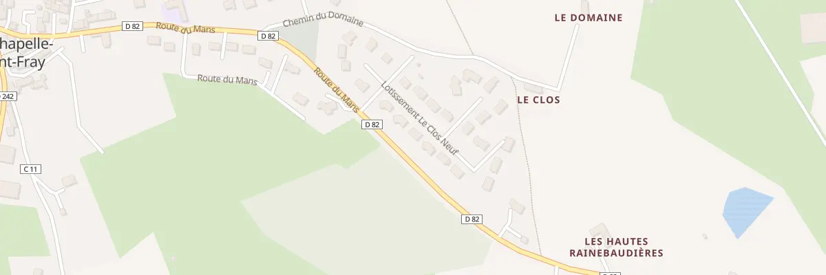 Plan du 9 Lot le Clos Neuf à La Chapelle-Saint-Fray