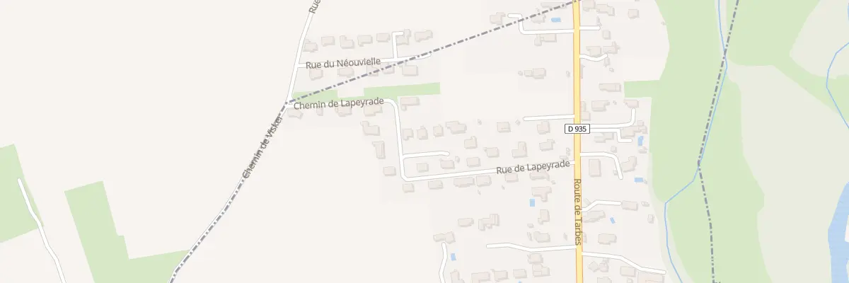 Plan du 19 Rue Lapeyrade à Momères