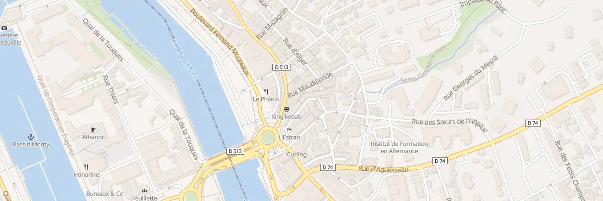 Plan du 21 Rue de la Fontaine à Trouville-sur-Mer
