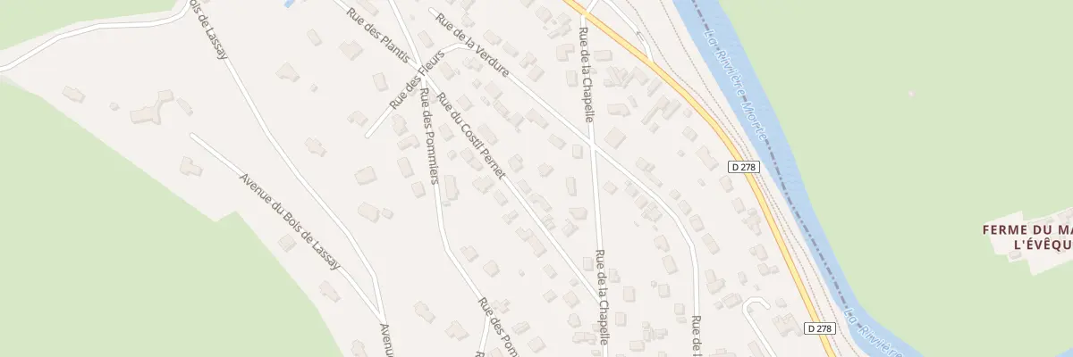 Plan du 7 Rue du Costil Pernet à Saint-Arnoult