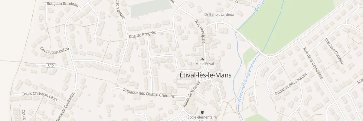 Plan du 4 Rue Alphonse Allain à Étival-lès-le-Mans