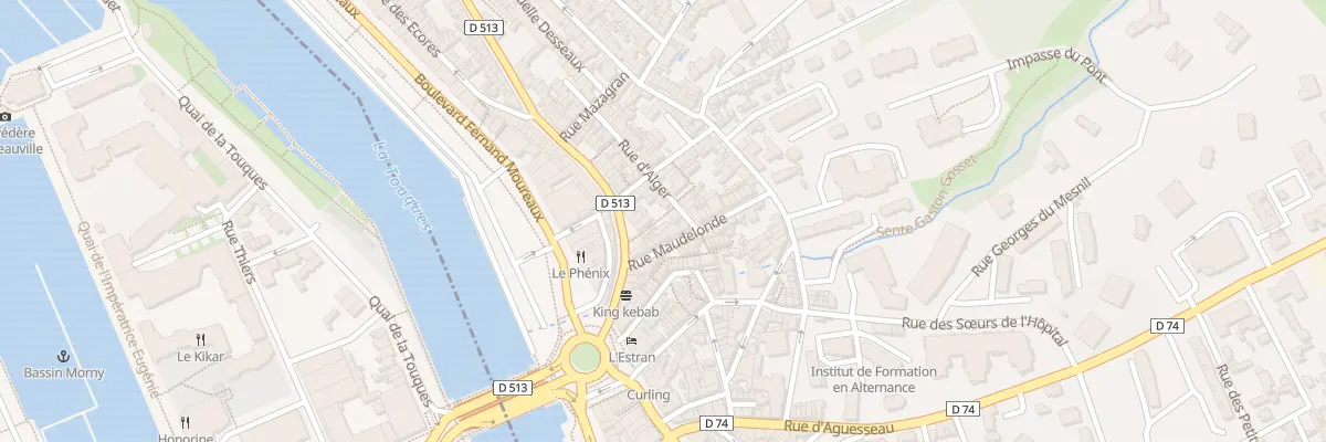 Plan du 7 Rue d’Alger à Trouville-sur-Mer
