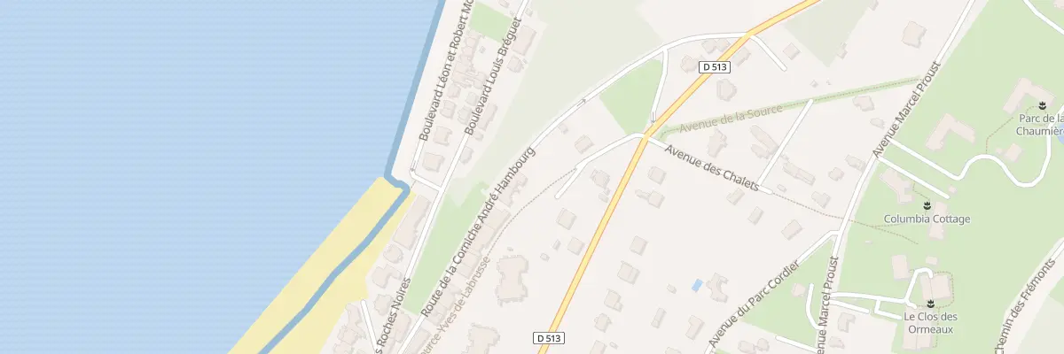 Plan du 9005 Rue de la Corniche à Trouville-sur-Mer