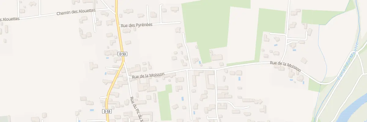 Plan du 13 Rue de la Moisson à Aurensan