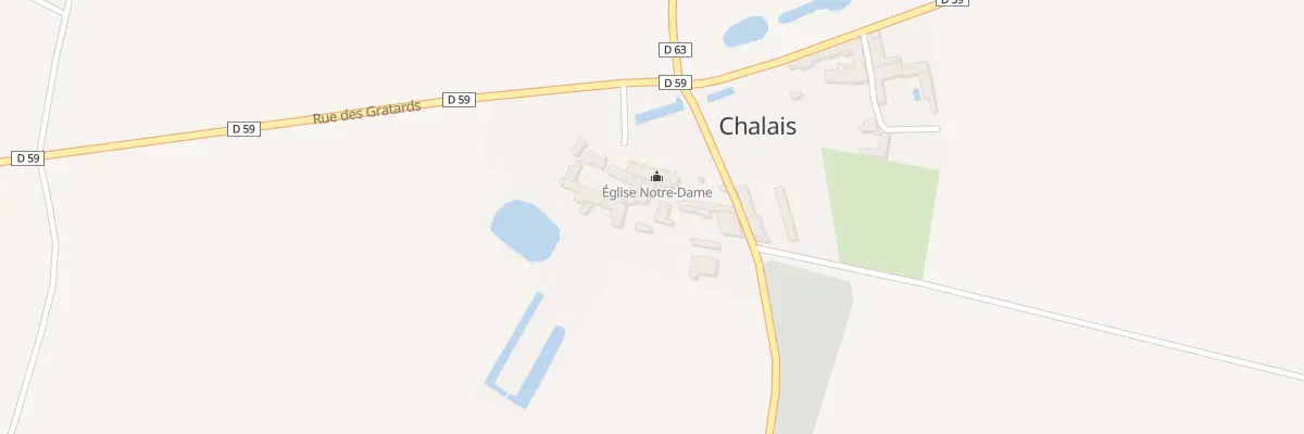 Plan du 1 Rue des Oiselets à Chalais
