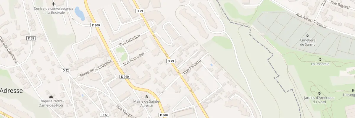 Plan du 72 Rue du Gen de Gaulle à Sainte-Adresse