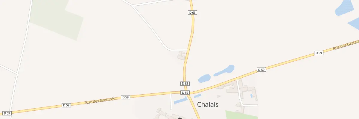 Plan du 5 Rue des Oiselets à Chalais