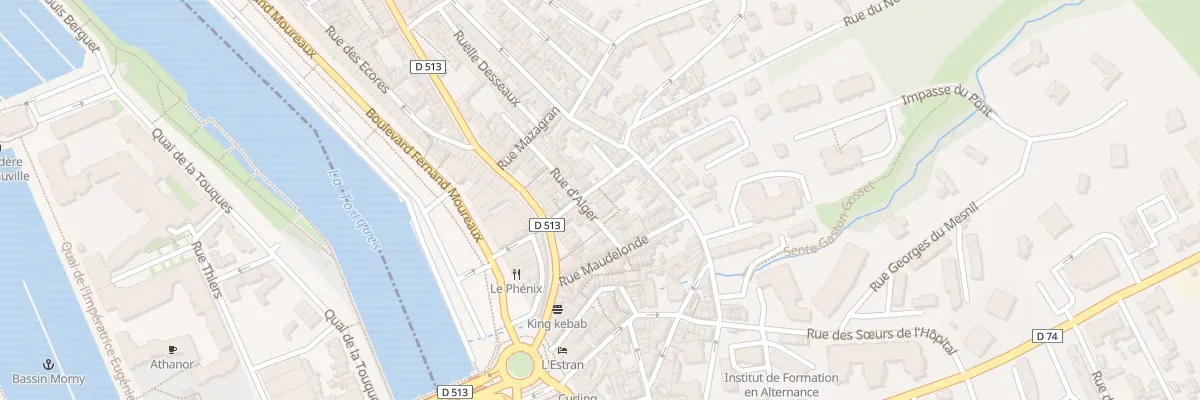 Plan du 10 Rue d’Alger à Trouville-sur-Mer
