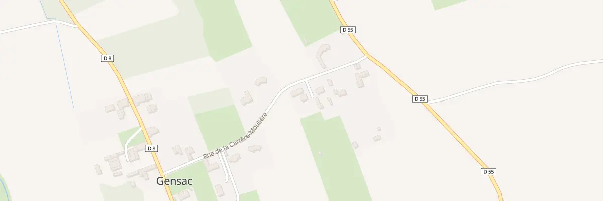 Plan du 24 Rue de la Carrère-Moulière à Gensac