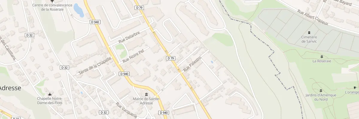 Plan du 70 Rue du Gen de Gaulle à Sainte-Adresse