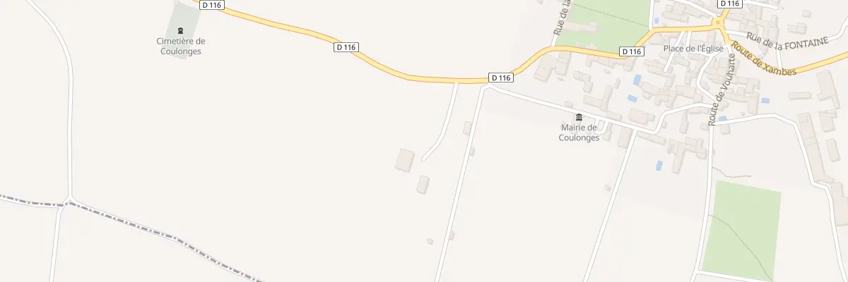 Plan du 15 Rte de la Chapelle à Coulonges