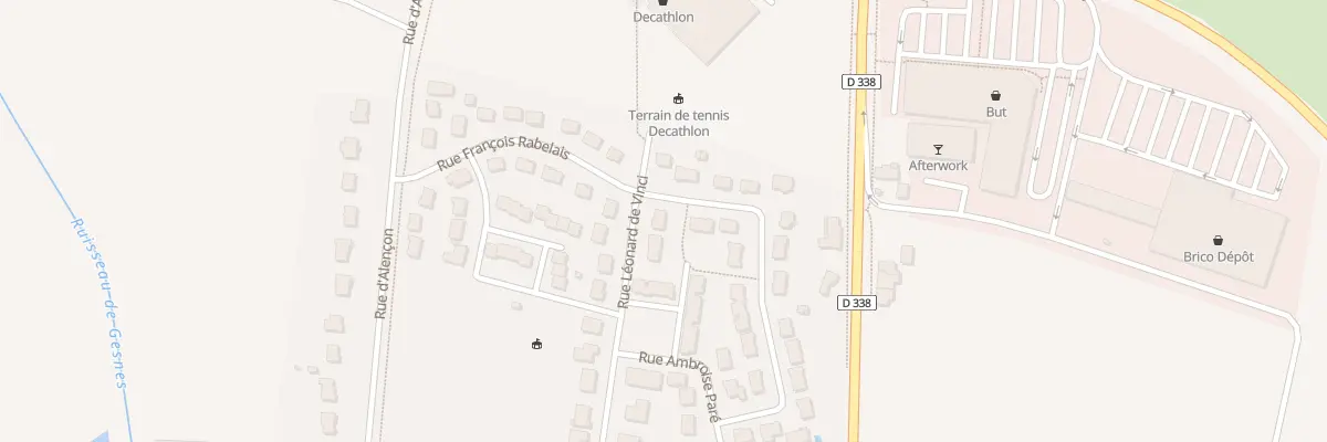 Plan du 34 Rue Léonard de Vinci à Arçonnay