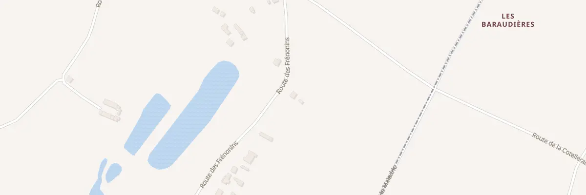 Plan du 1 Rte des Frenonins à Brain-sur-Allonnes