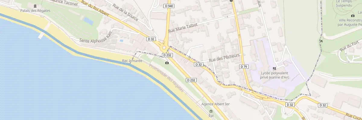 Plan du 150 Bd Albert 1er au Havre