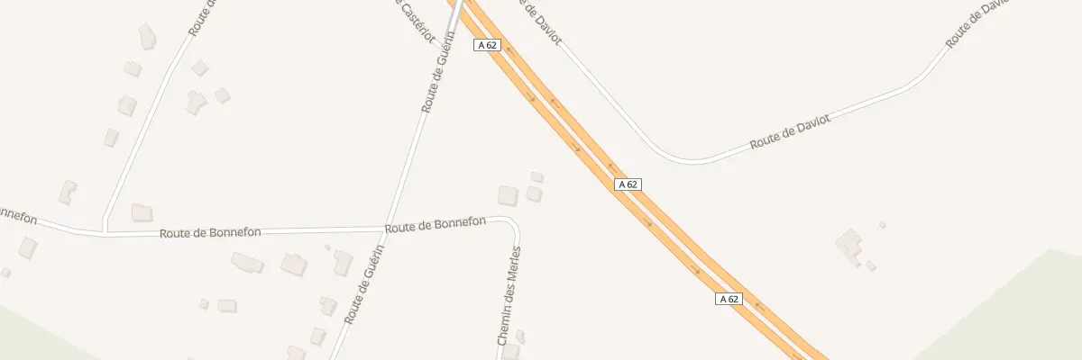 Plan du 50 Rte de Bonnefon à Montpouillan