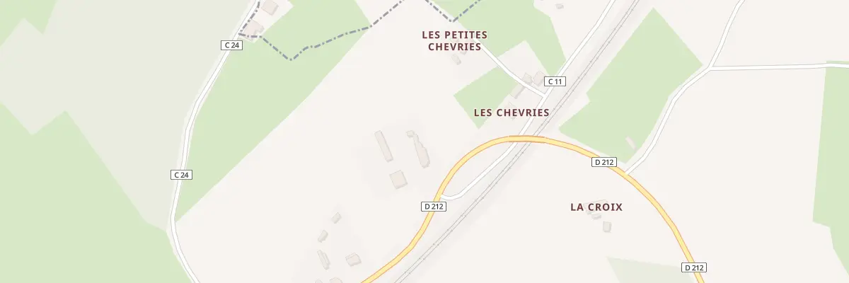 Plan du 1 Les Chevries à Voivres-lès-le-Mans