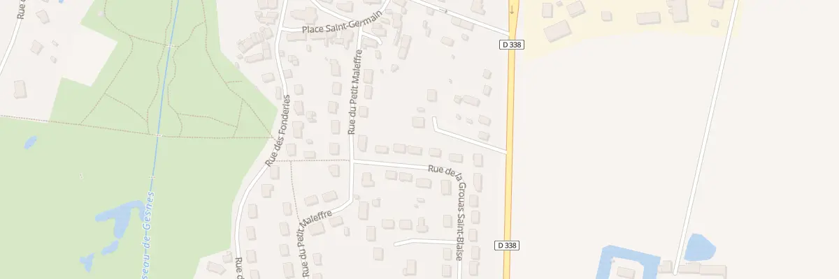 Plan du 5 Rue de la Grouas Saint Blaise à Arçonnay
