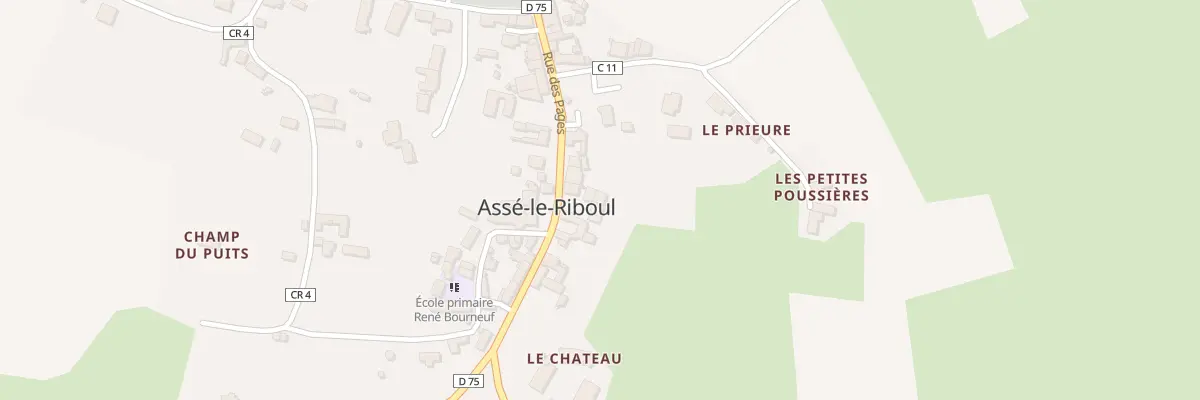Plan du 27 Rue des Pages à Assé-le-Riboul