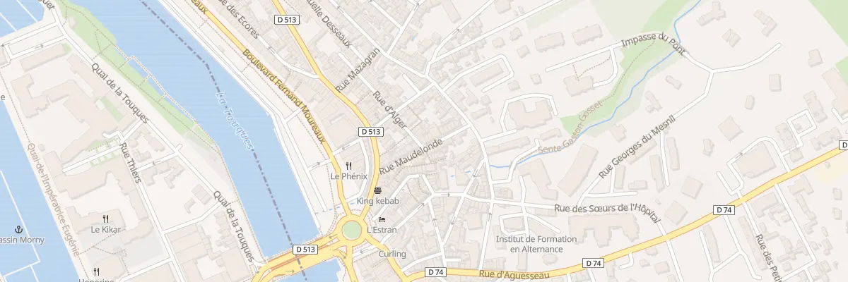 Plan du 2 Rue d’Alger à Trouville-sur-Mer