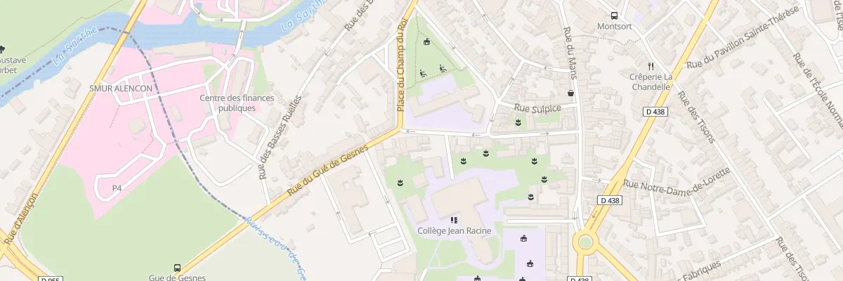 Plan du 79 Pl du Champ du Roi à Alençon