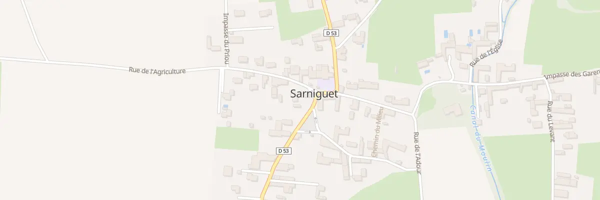 Plan du 5013 Cazalous à Sarniguet