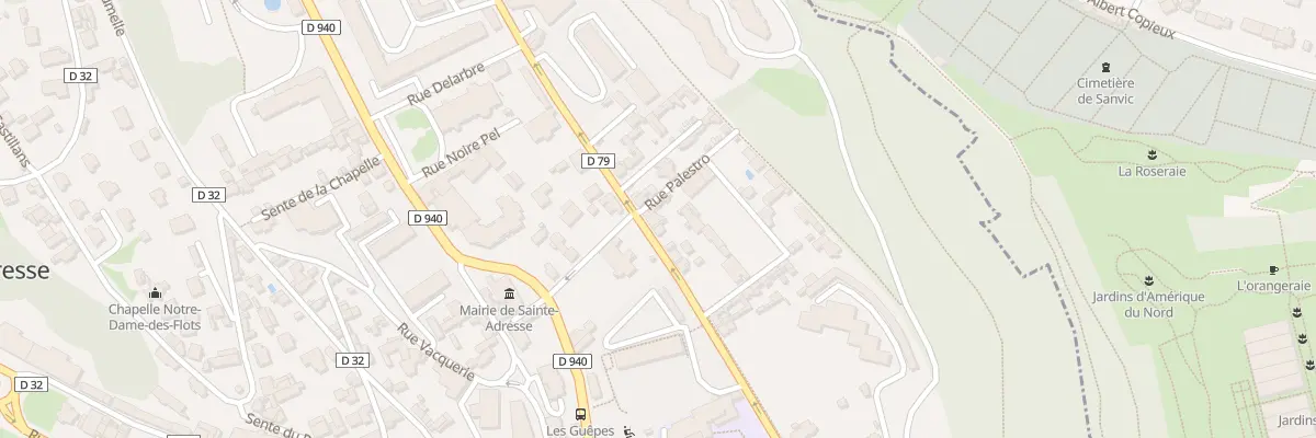 Plan du 58T Rue du Gen de Gaulle à Sainte-Adresse