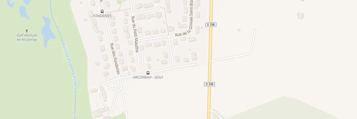 Plan du 69 Rue du Petit Maleffre à Arçonnay