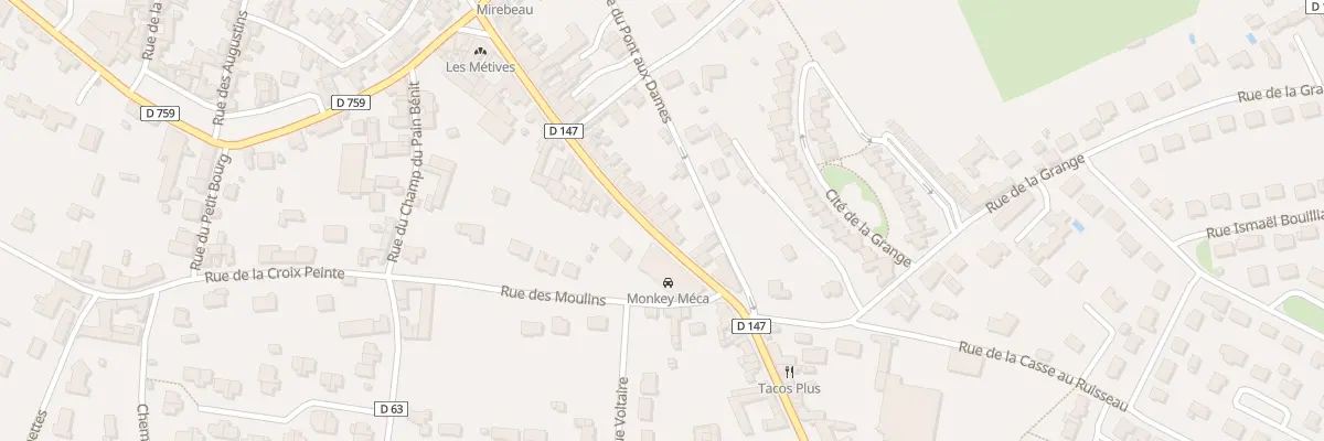 Plan du 43 Av du Poitou à Loudun