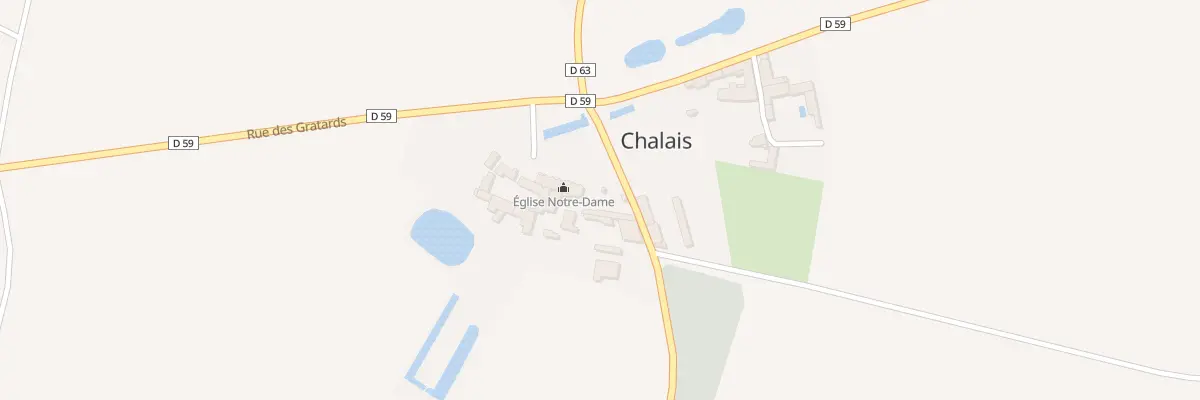 Plan du 3 Rue des Oiselets à Chalais