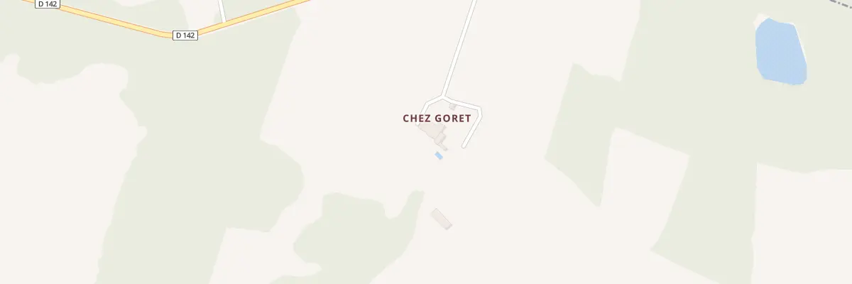 Plan du 207 Che de Chez Goret à Courgeac