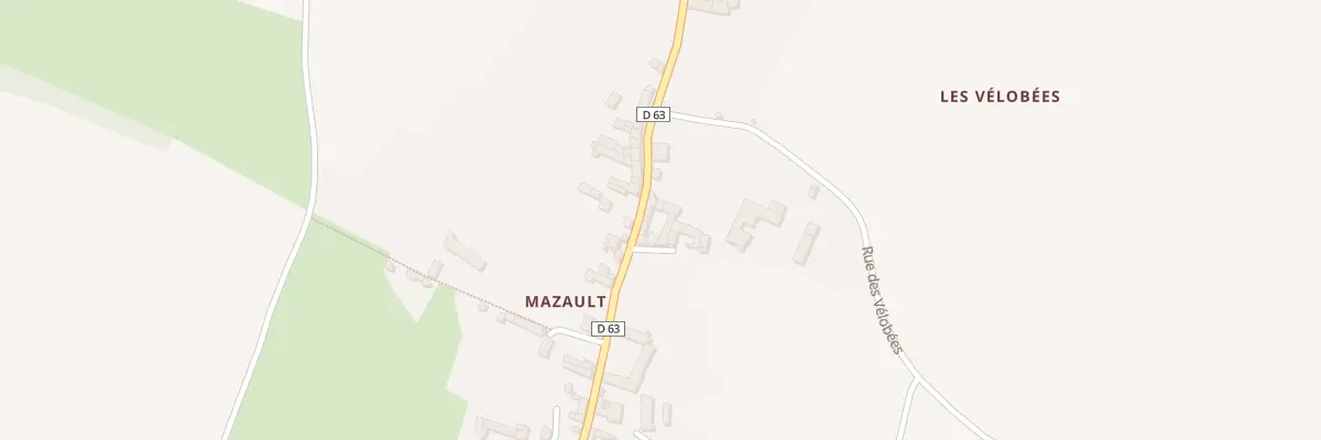 Plan du 6 Rue du Collège à Chalais