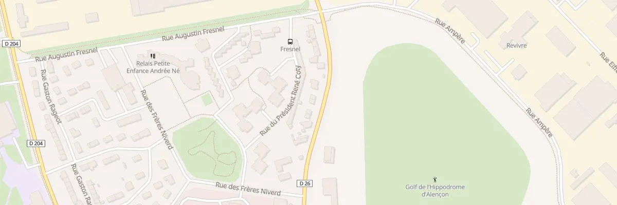 Plan du 153 Rue d’Argentan à Alençon
