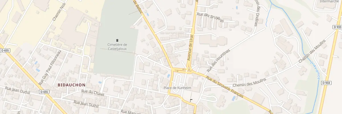 Plan du 4 Rue de Belloc à Casteljaloux