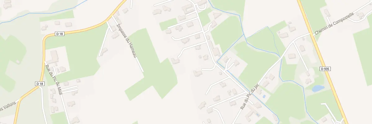 Plan du 266 Rue Laspassades à Arcizac-Adour