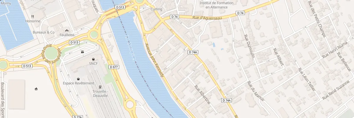 Plan du 15 Av John Kennedy à Trouville-sur-Mer