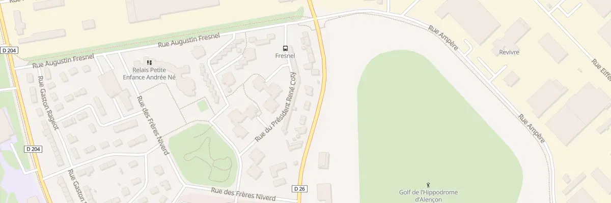 Plan du 155 Rue d’Argentan à Alençon