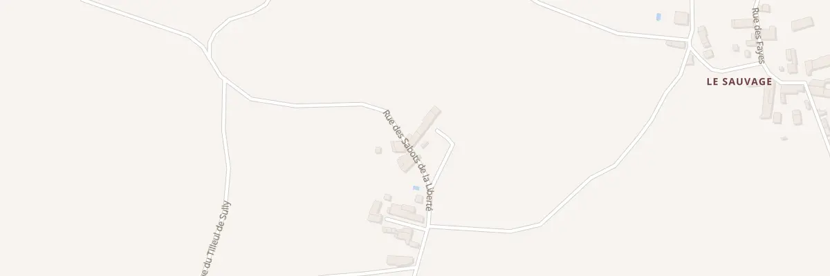 Plan du 1 Rue des Sabots de la Liberté à Lorigné