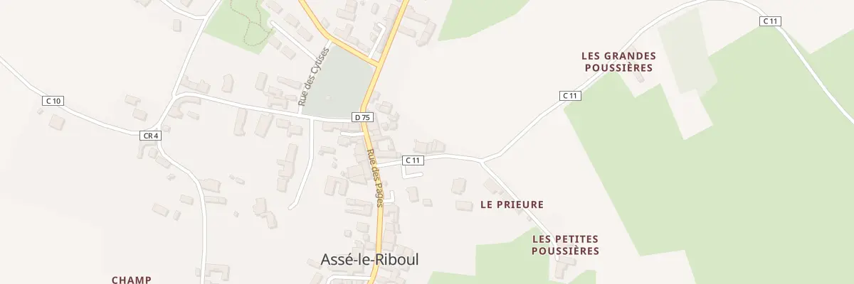 Plan du 3 Rue du Prieure St Hellier à Assé-le-Riboul