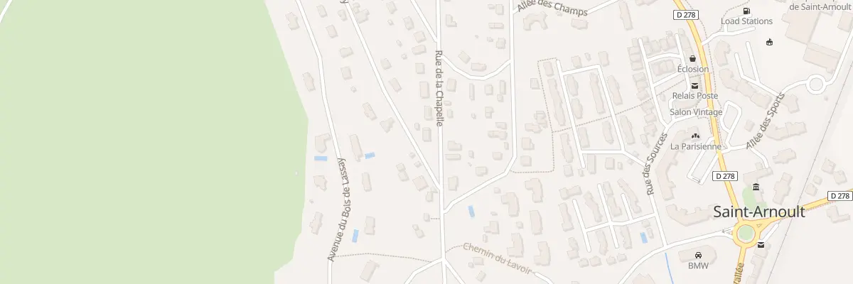 Plan du 34 Rue de la Chapelle à Saint-Arnoult