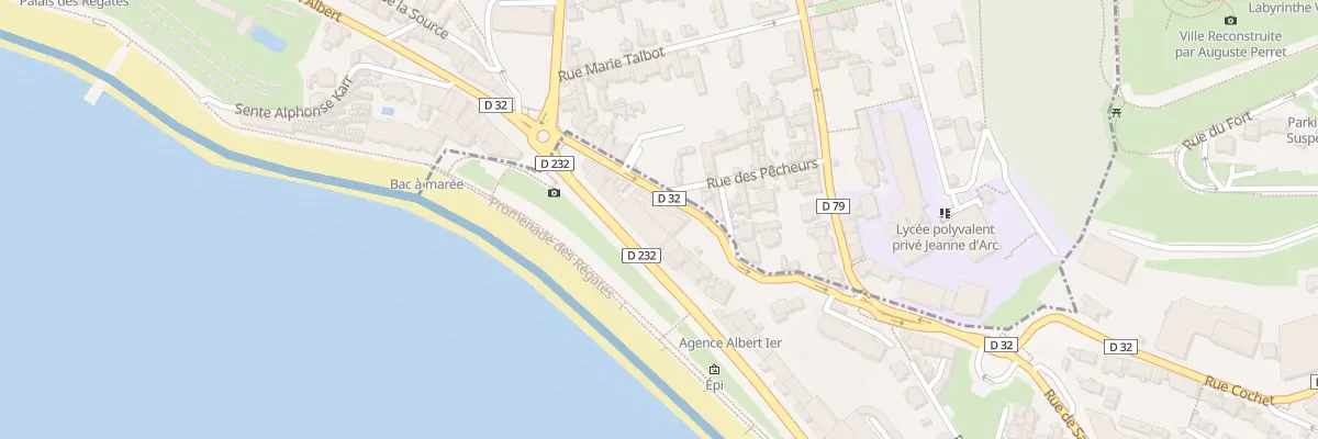 Plan du 140 Bd Albert 1er au Havre