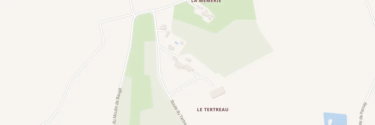 Plan du 85 Rte du Tertreau à Vernoil-le-Fourrier
