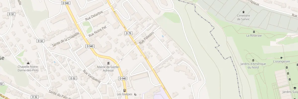 Plan du 56 Rue du Gen de Gaulle à Sainte-Adresse
