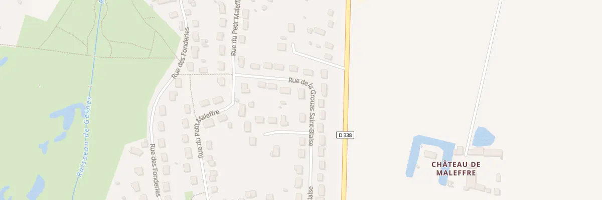 Plan du 8 Rue de la Grouas Saint Blaise à Arçonnay