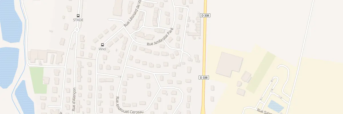Plan du 14 Rue Ambroise Paré à Arçonnay