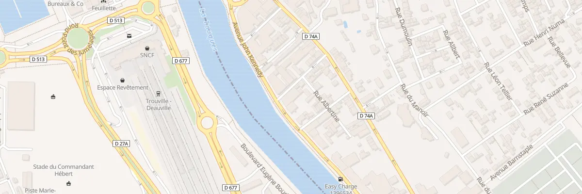 Plan du 23 Av John Kennedy à Trouville-sur-Mer