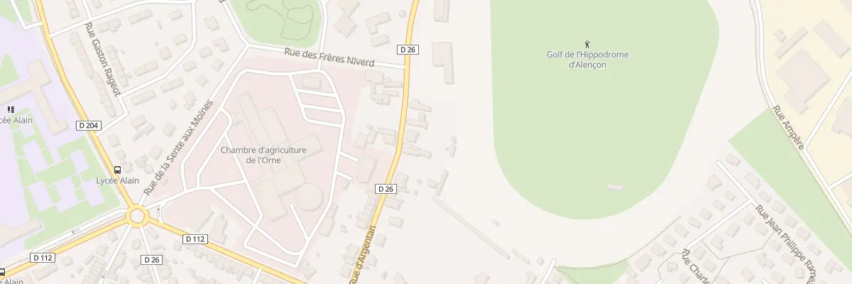 Plan du 94 Rue d’Argentan à Alençon