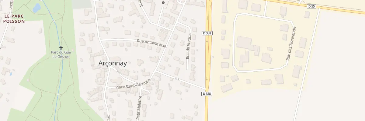 Plan du 10 Rue de Verdun à Arçonnay